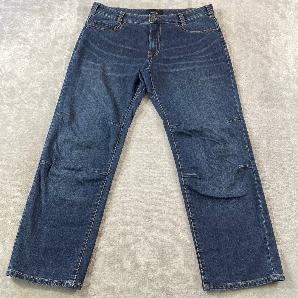 Vertx Defiance Jeans Mens 36x30 Blue Dark Wash Tactical EDC Denim Stretch